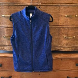 Exertek Knit Heathered Blue Vest